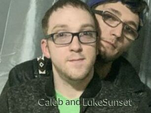 Caleb_and_LukeSunset